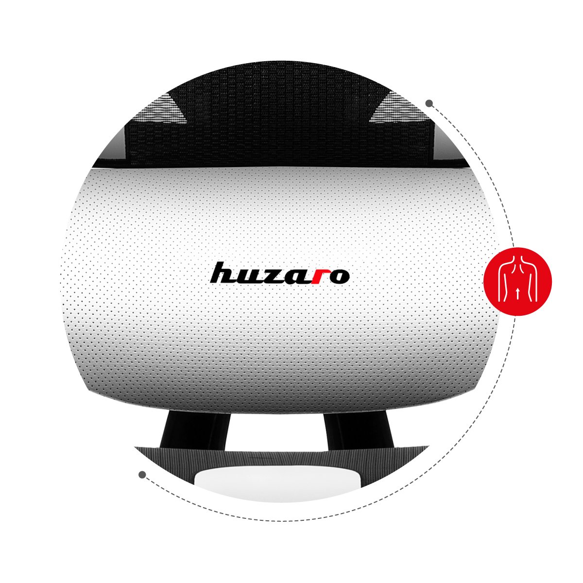 Huzaro Combat 8.0 White seat support